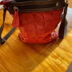 Gorgeous red leather purse